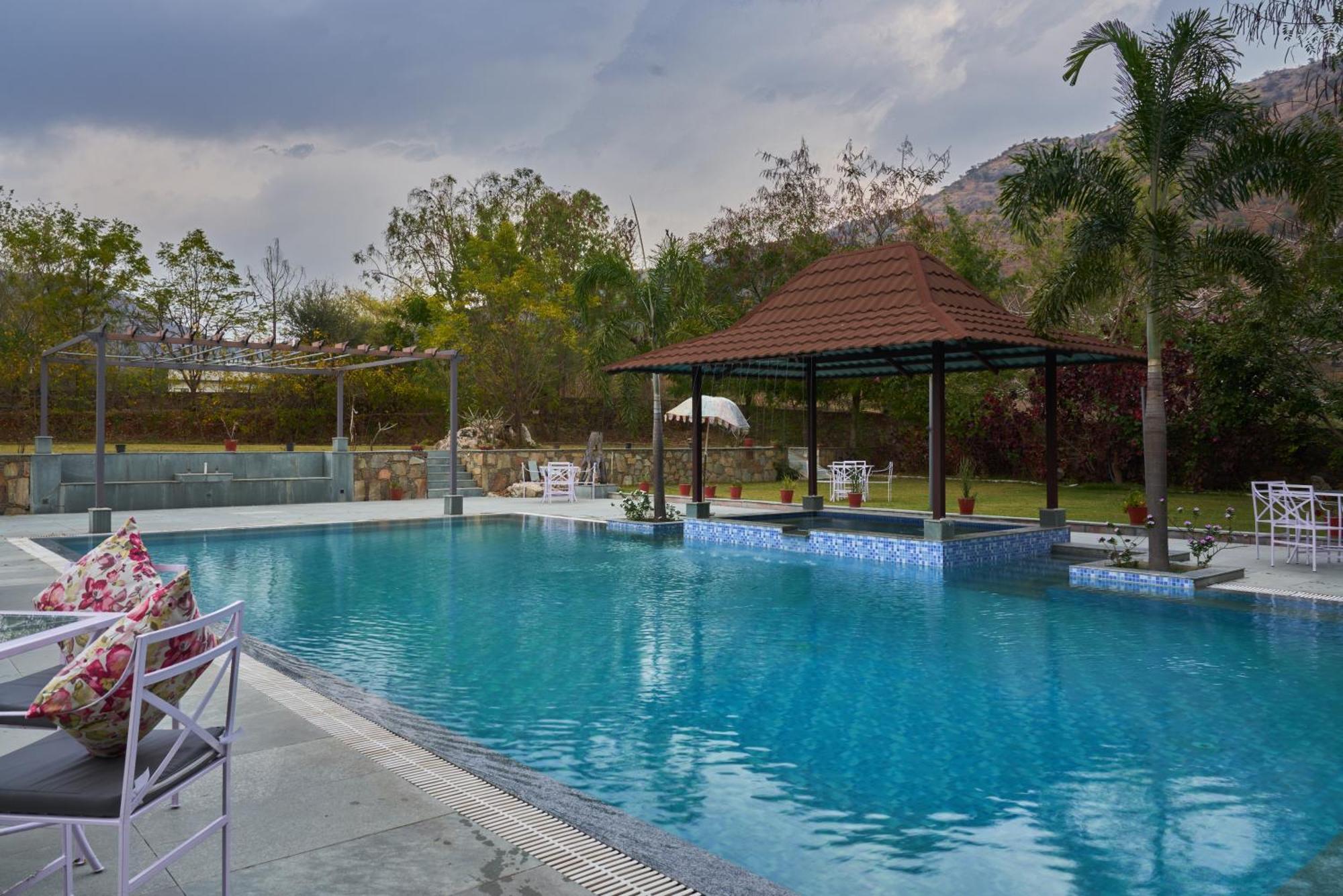The Hunting Lodge Resort Udaipur - Villas & Pool Dabok Exteriér fotografie